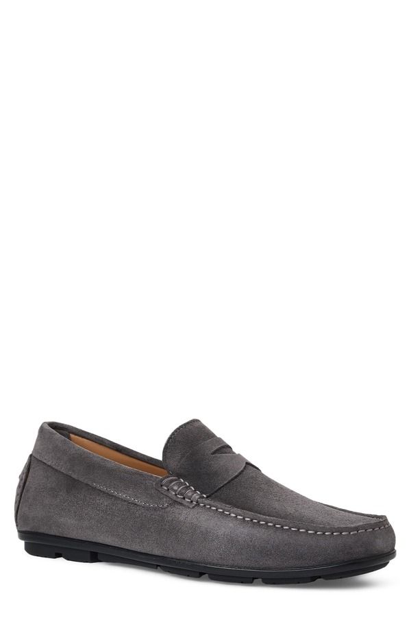 アクアタリア メンズ シューズ スリッポン・ローファー Aquatalia Enzo Wateresistant Driving Loafer Anthracite Suede