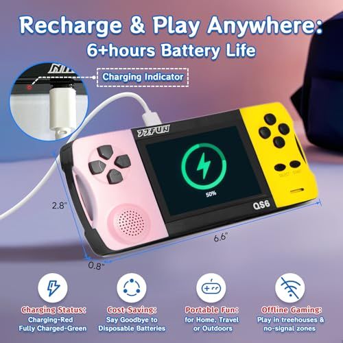 ポータブル 携帯ゲーム機 子供用 | 216種レトロゲーム内蔵 | WiFi不要