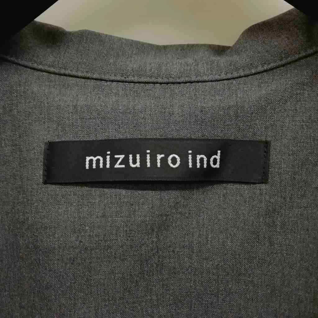 ミズイロインド mizuiro ind シャツカラー サロペット オールインワン