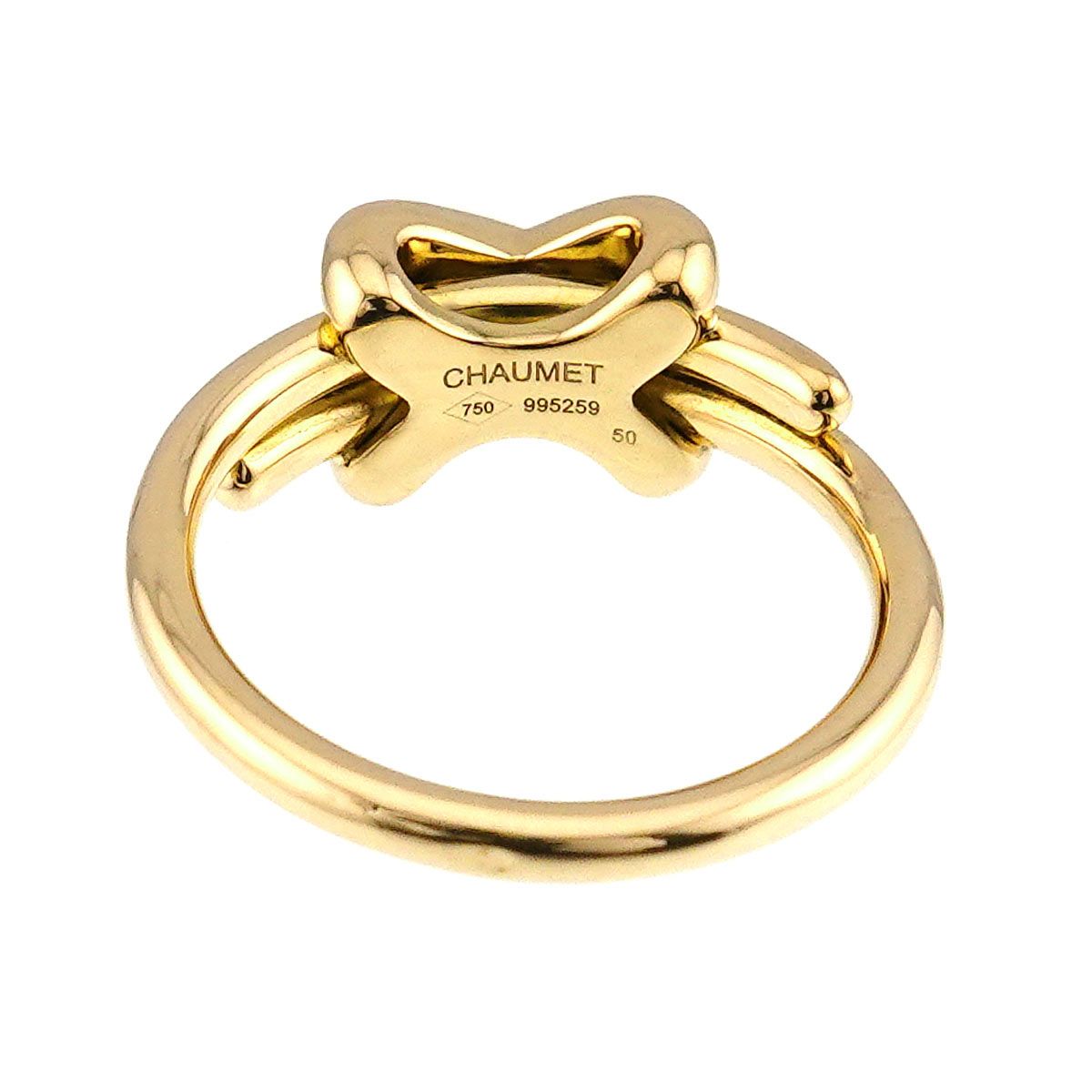 ショーメ CHAUMET ジュ ドゥ リアン #50 リング ダイヤ K18 YG
