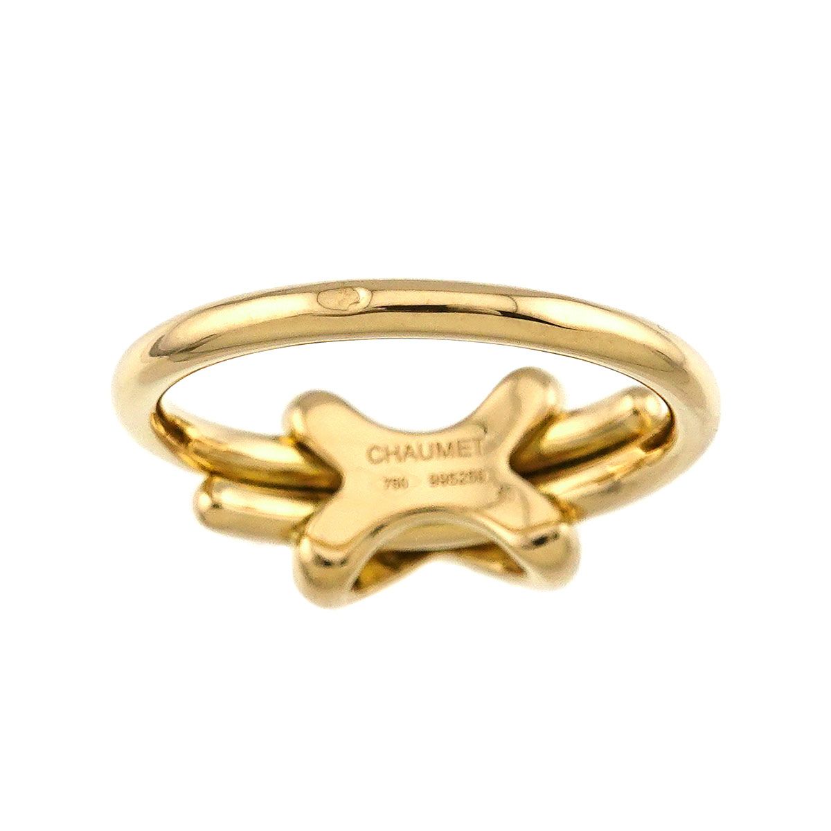ショーメ CHAUMET ジュ ドゥ リアン #50 リング ダイヤ K18 YG 