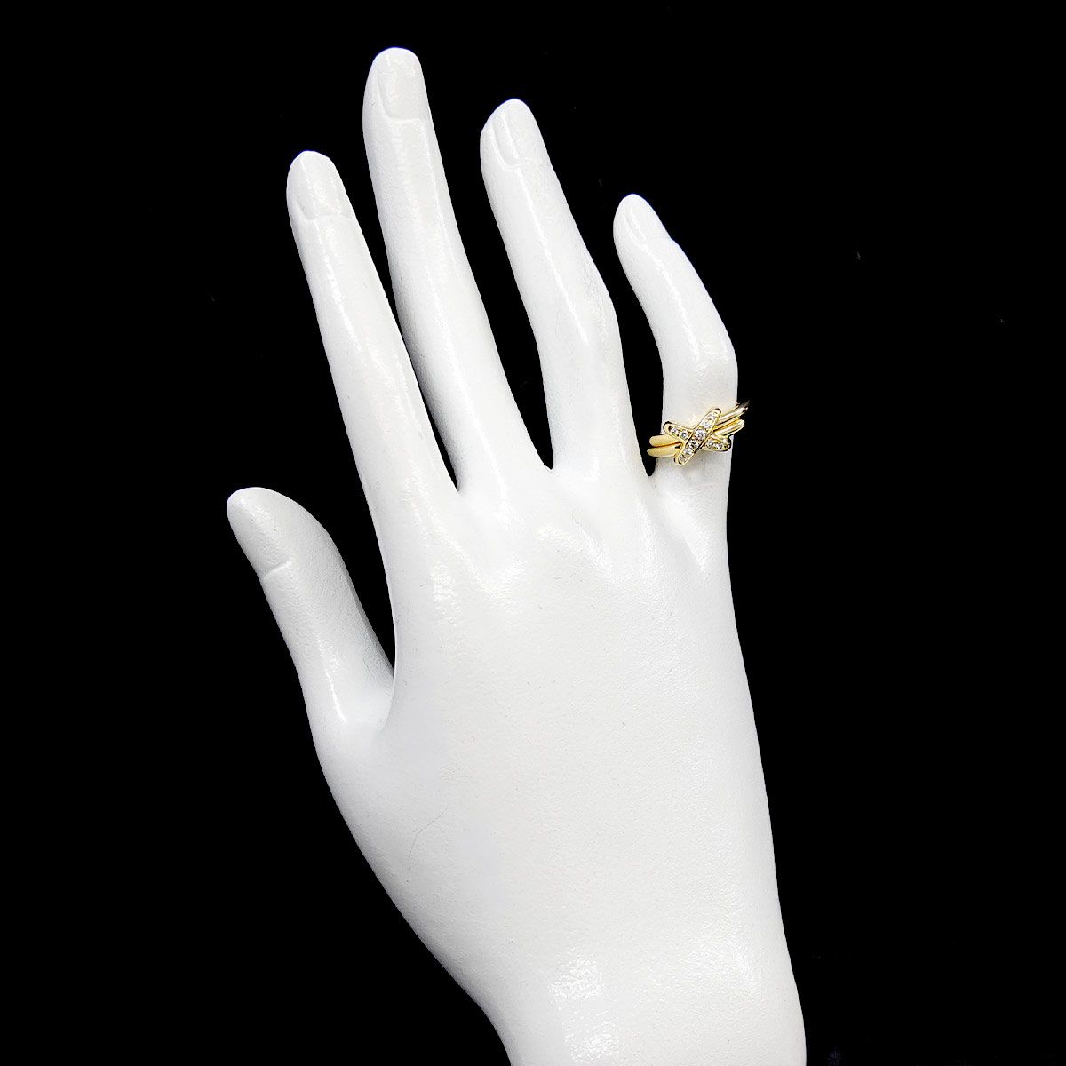 ショーメ CHAUMET ジュ ドゥ リアン #50 リング ダイヤ K18 YG 