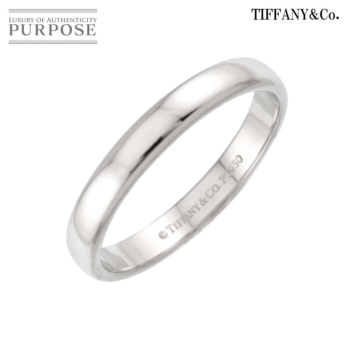 ティファニー TIFFANY&Co. フォーエバー 14号 リング 幅3mm Pt プラチナ 指輪 Forever Ring 90323577