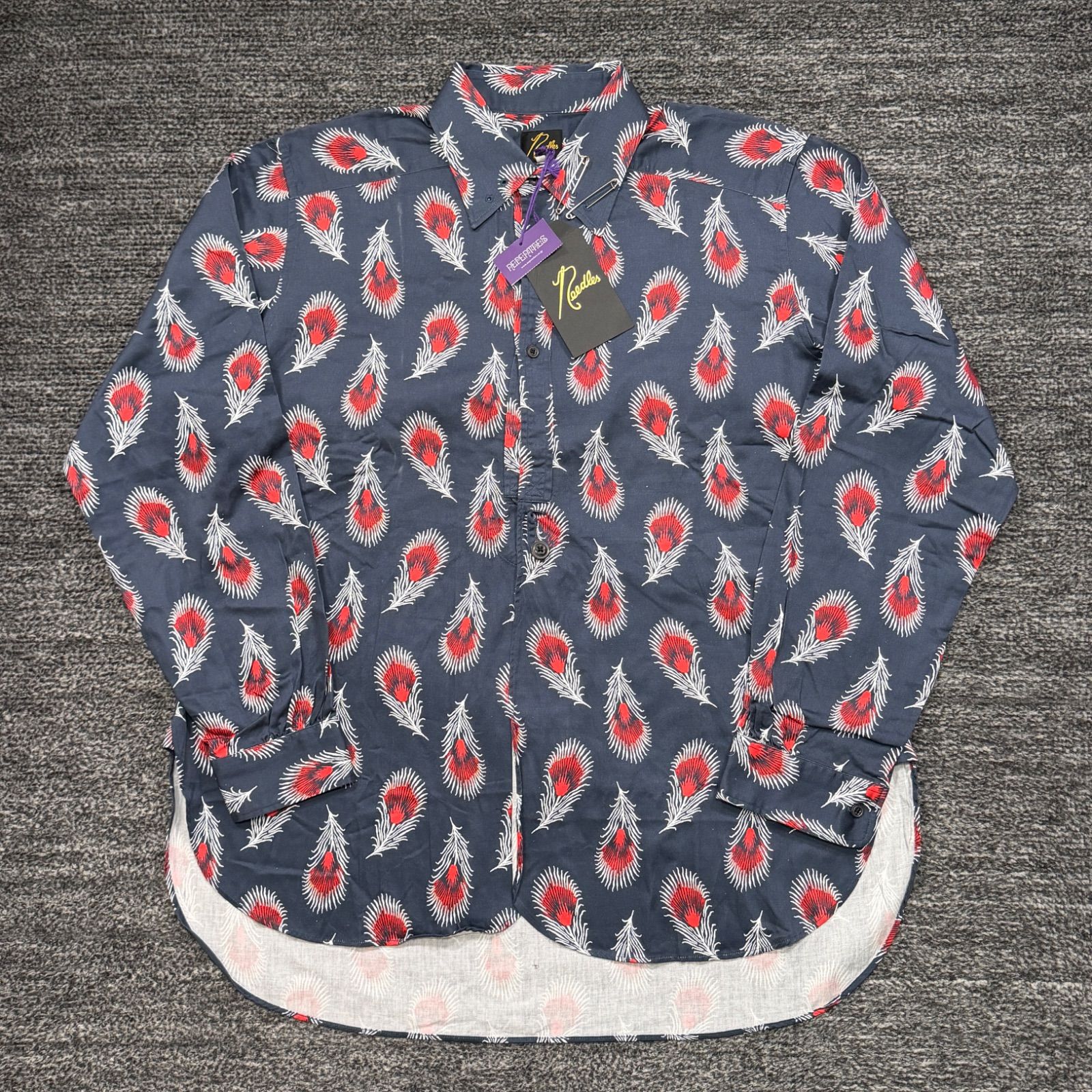 Needles NS225 B.D. EDW Shirt L ニードルズ シャツ ■