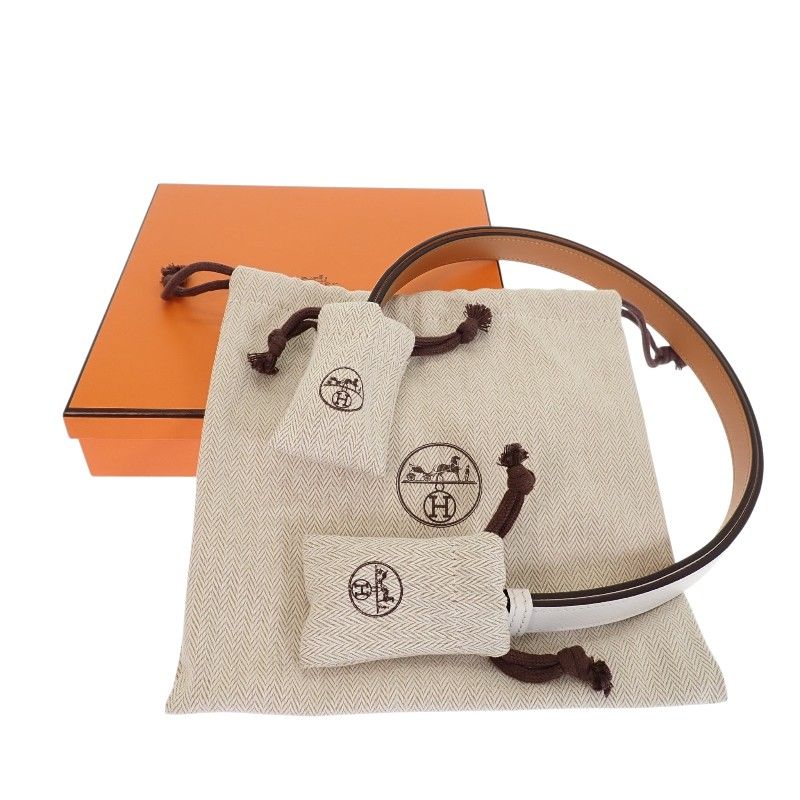 エルメス HERMES ケリー 18 スリム H069853CD01 ベルト W刻印 ヴォー