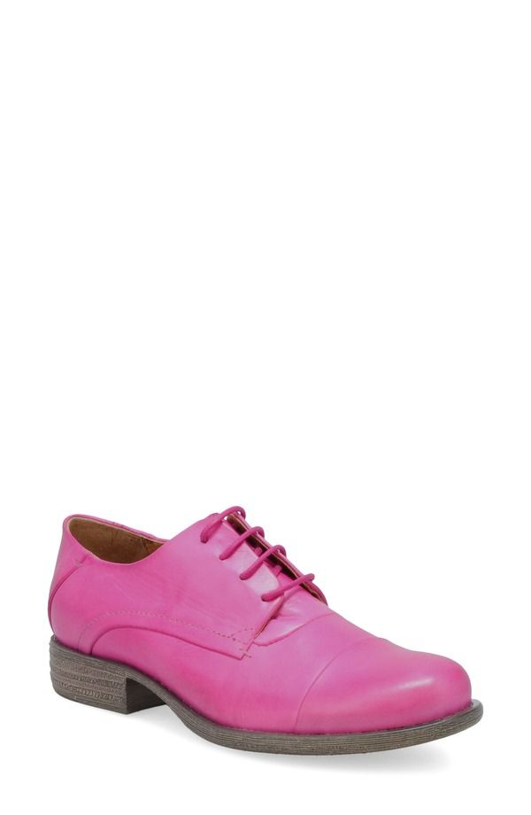 ミズムーズ レディース シューズ オックスフォード Miz Mooz Letty Oxford Flat Fuchsia フューシャ