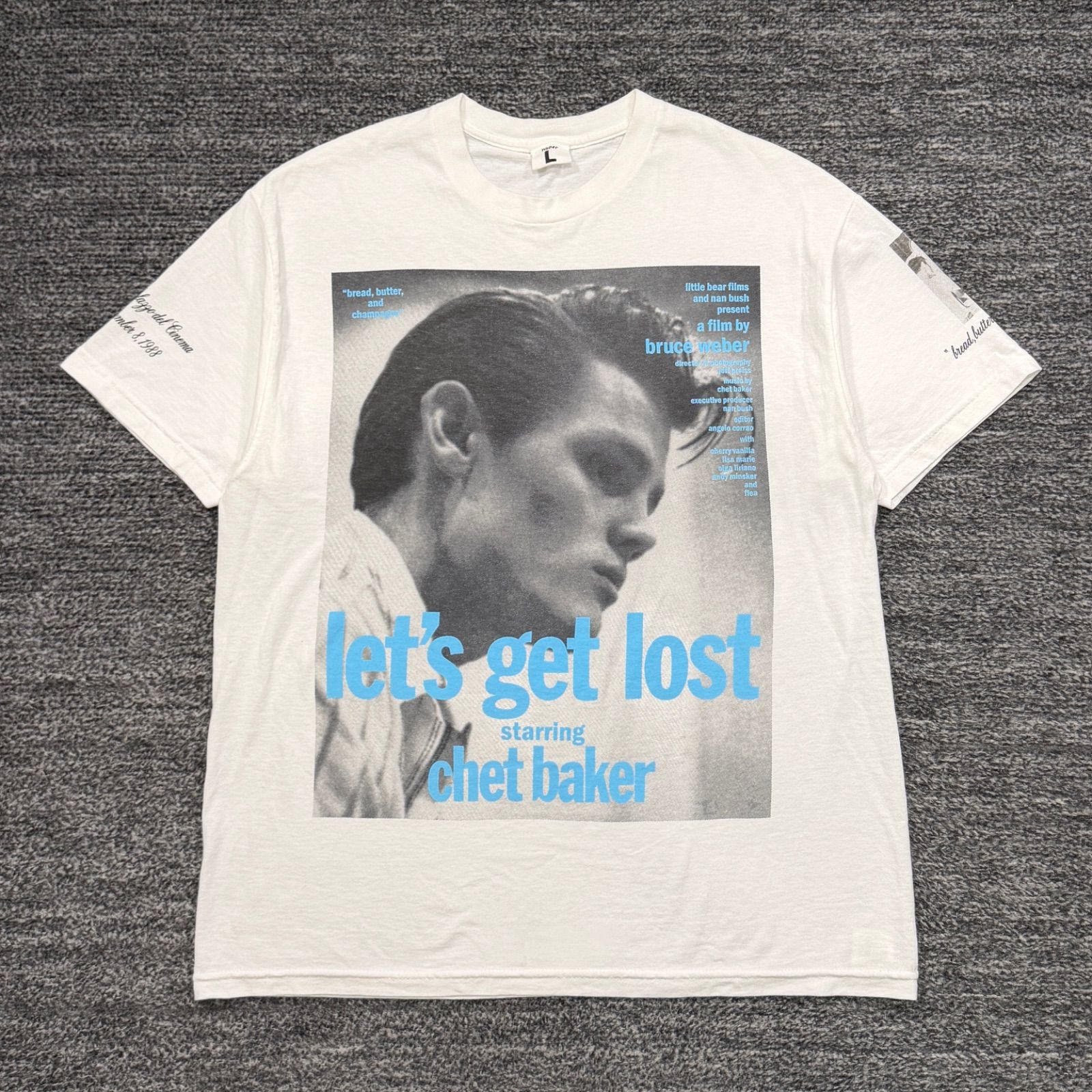 Let's Get Lost WEBER T SHIRT L レッツ ゲット ロスト ウェーバー T