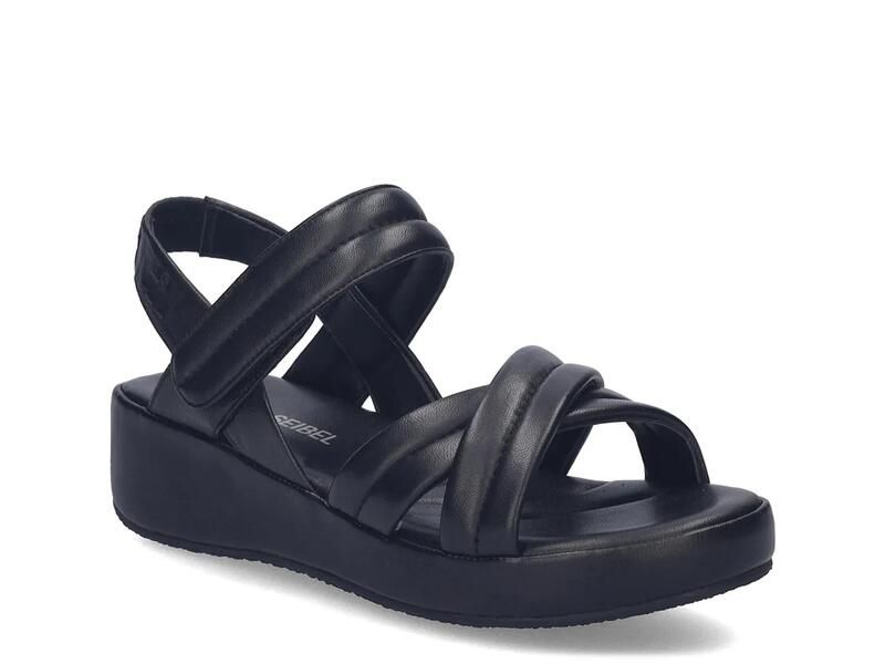 ジョセフセイベル レディース シューズ サンダル Josef SeibelEve 04 Wedge Sandal Womens Black ブラック
