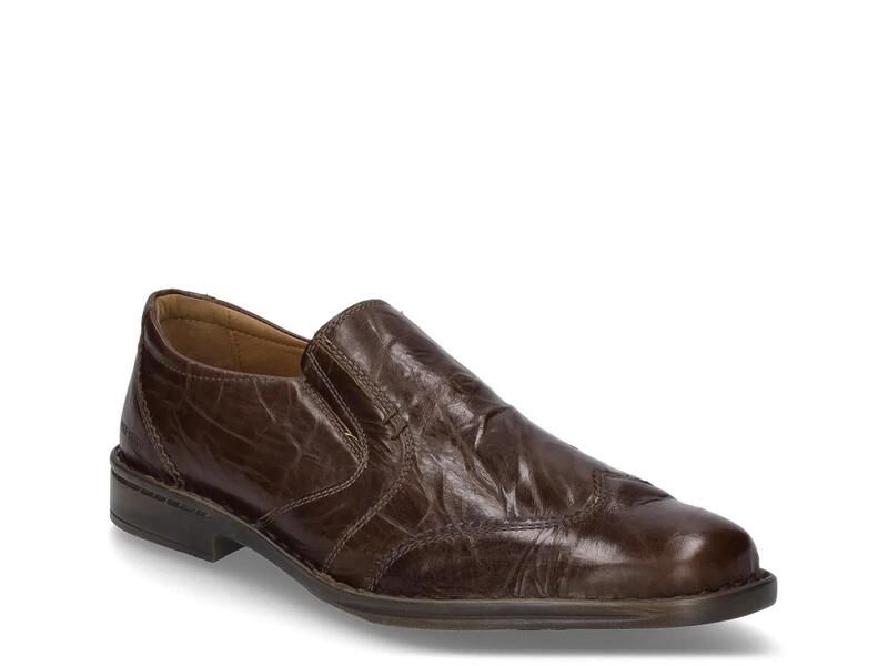 ジョセフセイベル メンズ シューズ スリッポン・ローファー ウィングチップ Josef SeibelDouglas Wingtip Loafer Mens Dark Brown ブラウン