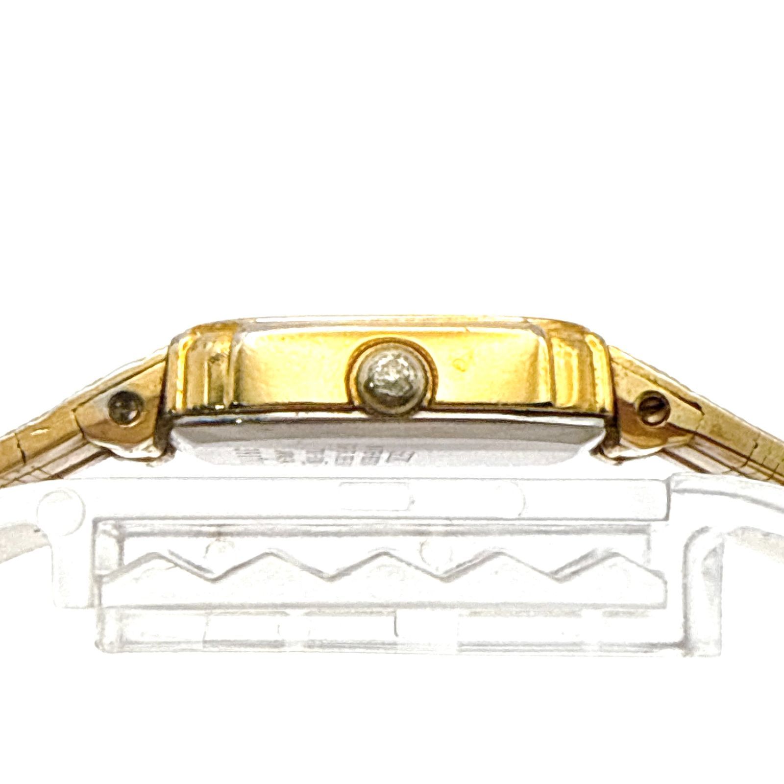 C161【稼働】 SEIKO セイコー ゴールドカラー オクタゴンケース 