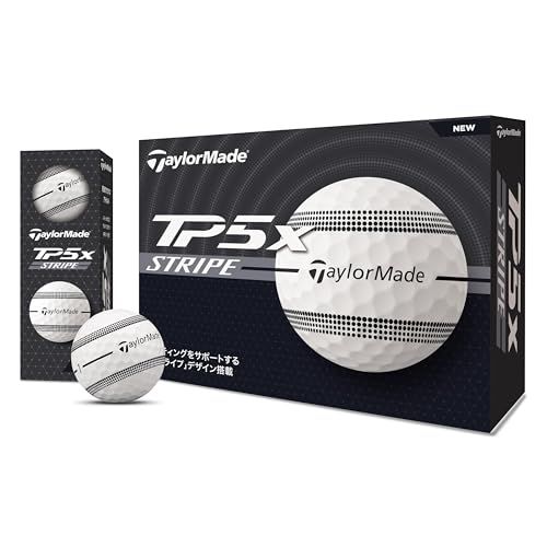 TaylorMade テーラーメイド 日本正規品 TP5/TP5x STRIPE ストライプ シリーズ 2024 ゴルフボール 1ダース(12個入)pms f61ddc1c