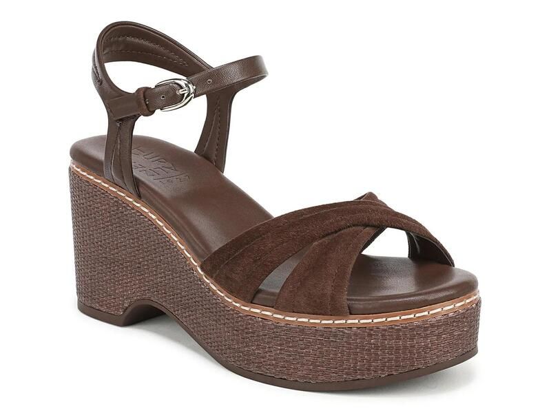 ナチュライザー レディース シューズ サンダル プラットフォーム NaturalizerDovie Platform Sandal Dark Brown ブラウン