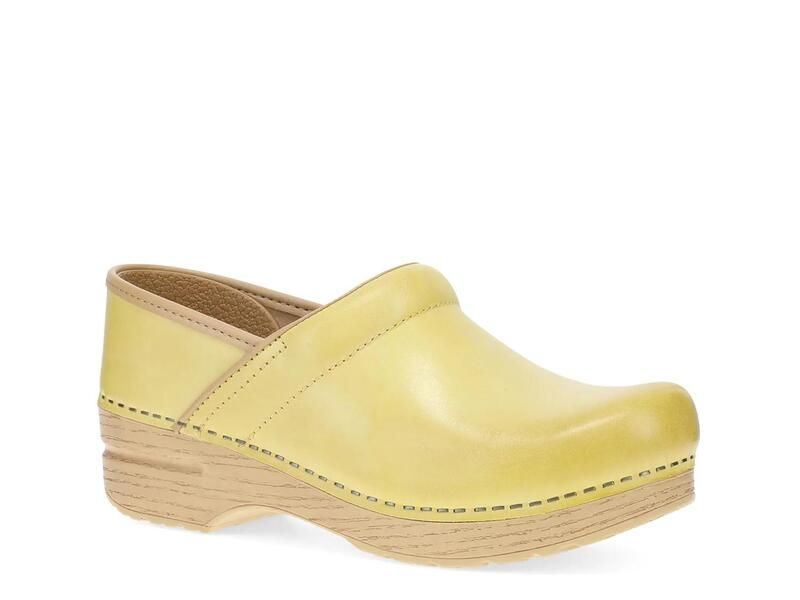 ダンスコ レディース シューズ サンダル DanskoProfessional Clog Yellow イエロー