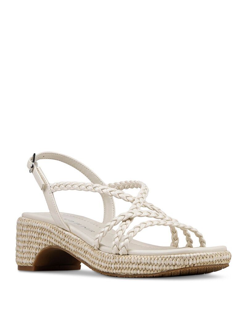 ドナルドプリネール レディース シューズ サンダル ヒール Donald Pliner Womenslip On Strappy Espadrille Higheel Sandals Foam