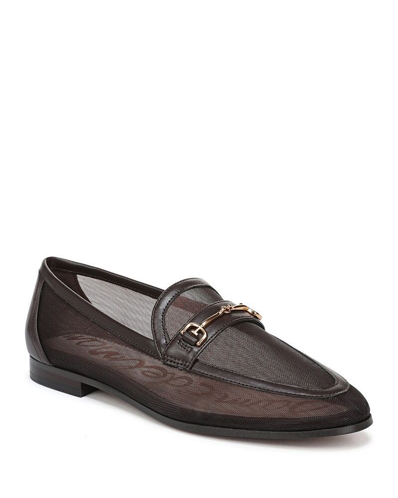 サムエデルマン レディース シューズ スリッポン・ローファー メッシュ Sam Edelman Womens Loraine Mesh Bit Loafers Cafe Noir