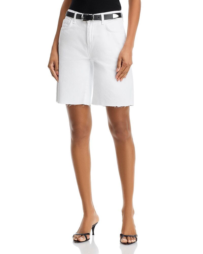 ラジャンス レディース ボトムス ハーフパンツ・ショーツ ショートパンツ LAGENCE River Mid Rise Bermuda Shorts Blanc