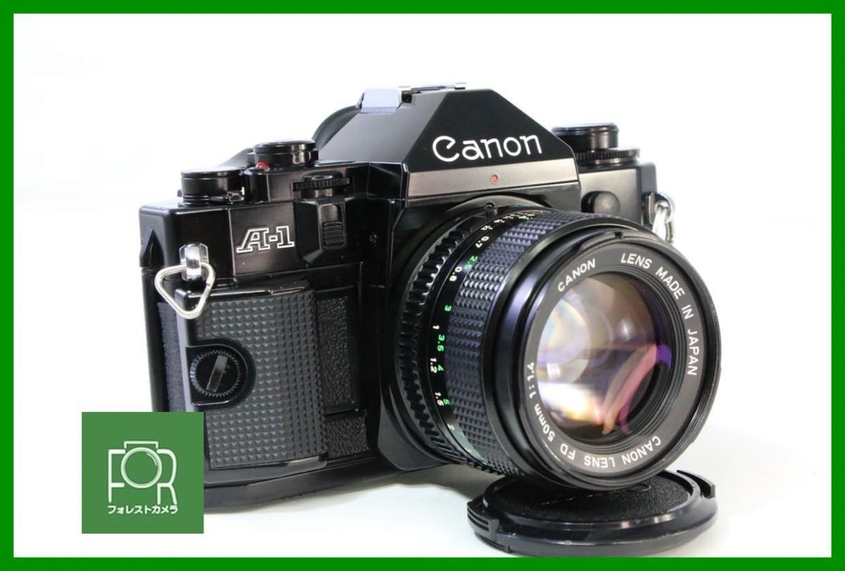 同梱歓迎】【動作保証・点検済】良品□Canon A-1 ボディ+NEW FD 50mm