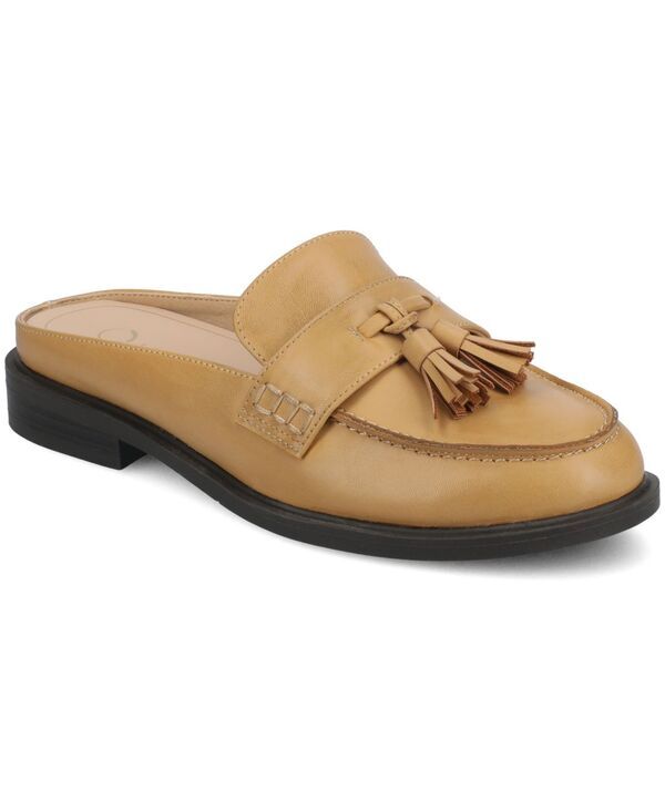 ジュルネ コレクション レディース シューズ スリッポン・ローファー Journee Collection Womens Azura Tasseloafer Mules Tan タン