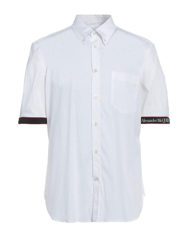 マックイーン メンズ トップス シャツ MCQUEEN White ホワイト
