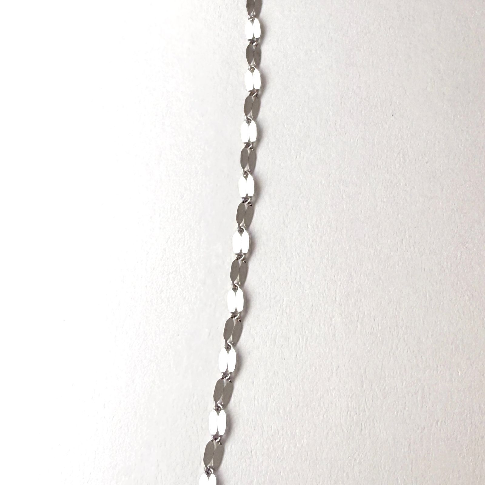 新品 プラチナ ペタル 幅1.6mm 40cm フラワークロス ペダル Pt850 
