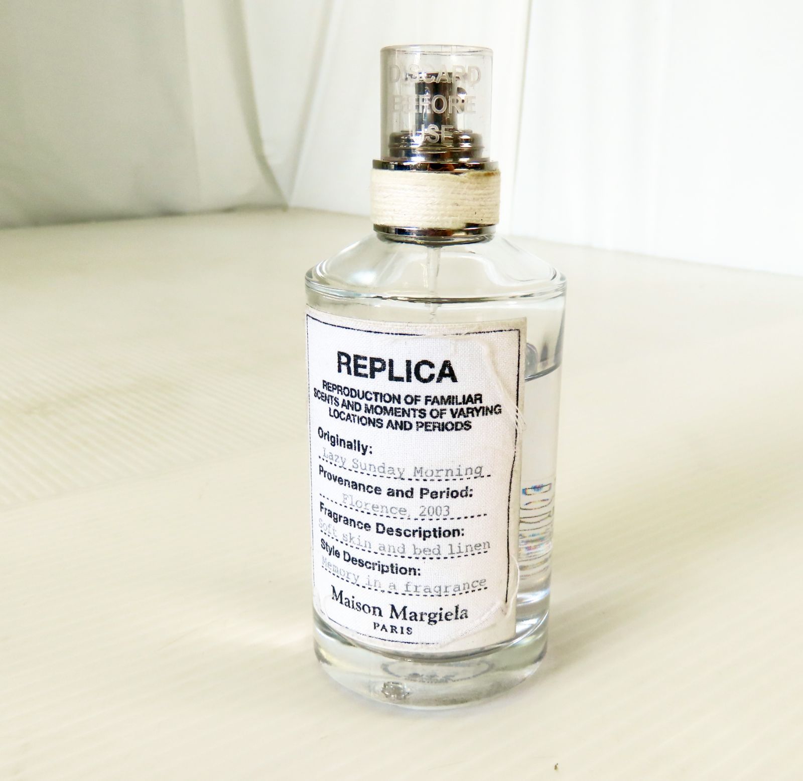 レプリカ オードトワレ レイジーサンデーモーニング 100ml 残量8割ほど