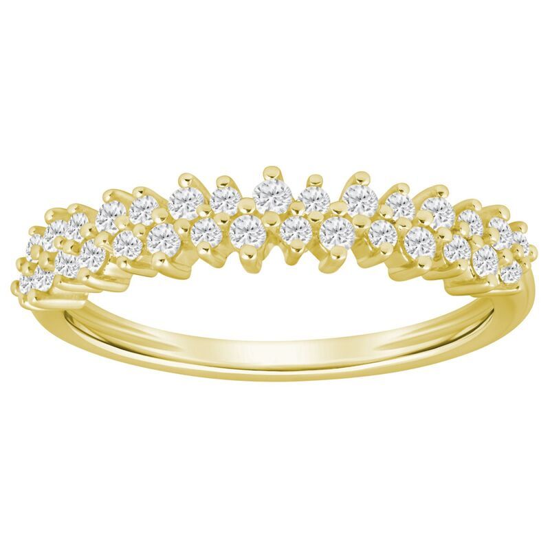 Alyson Layne レディース アクセサリー リング Alyson Layne 10k Gold 12 CaratW Lab Grown Diamond Prong Band Ring 10k Gold ゴールド
