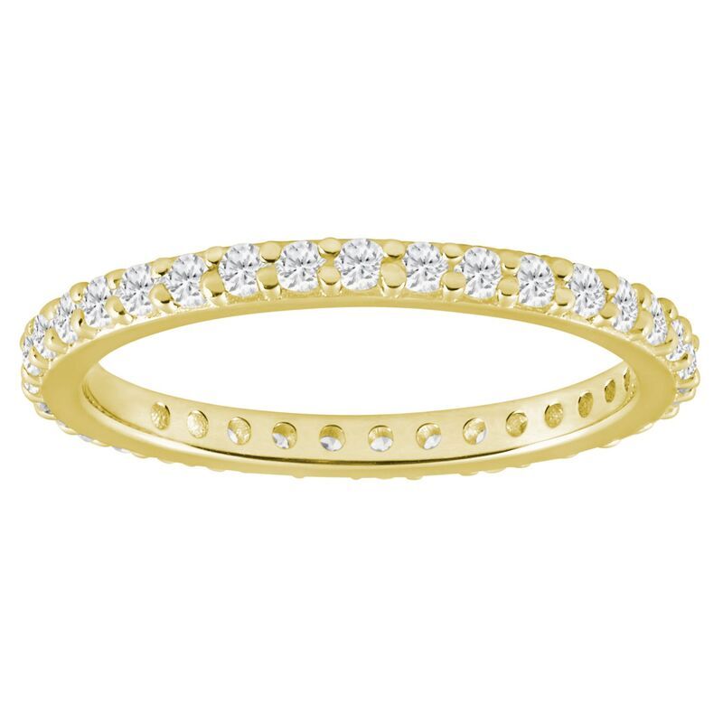 Alyson Layne レディース アクセサリー リング Alyson Layne 10k Gold 34 CaratW Lab Grown Diamond Slender Eternity Band 10k Gold ゴールド