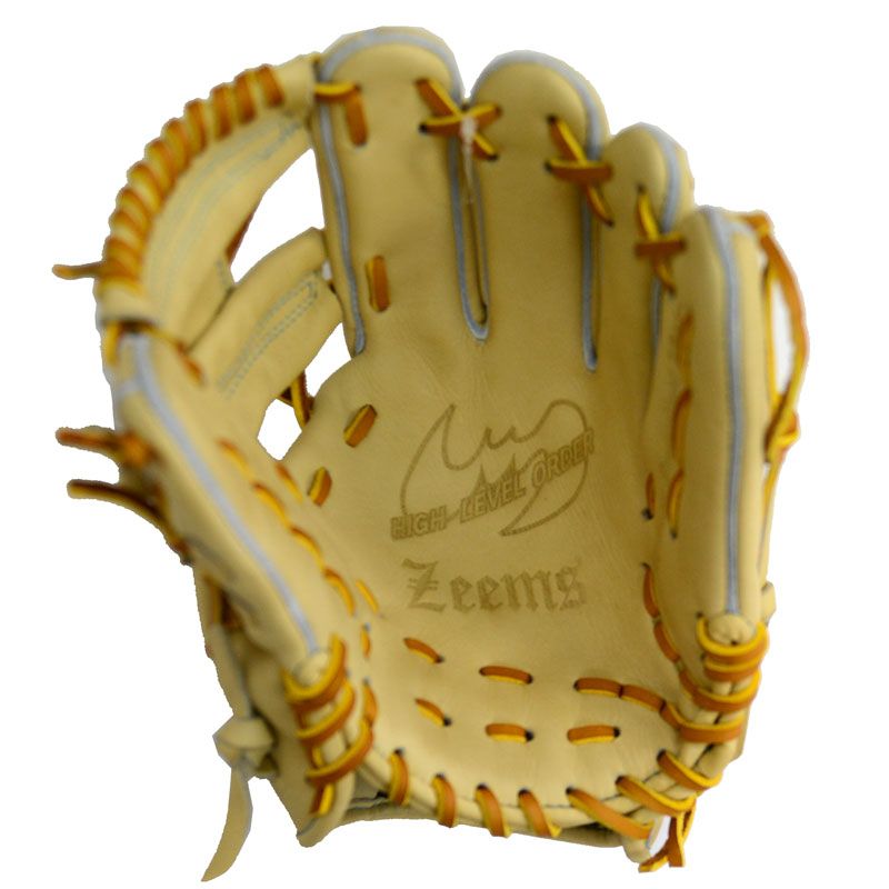 ジームス Zeems 限定 軟式グラブ 三方親 内野手用 コウモリ型ロゴ 野球