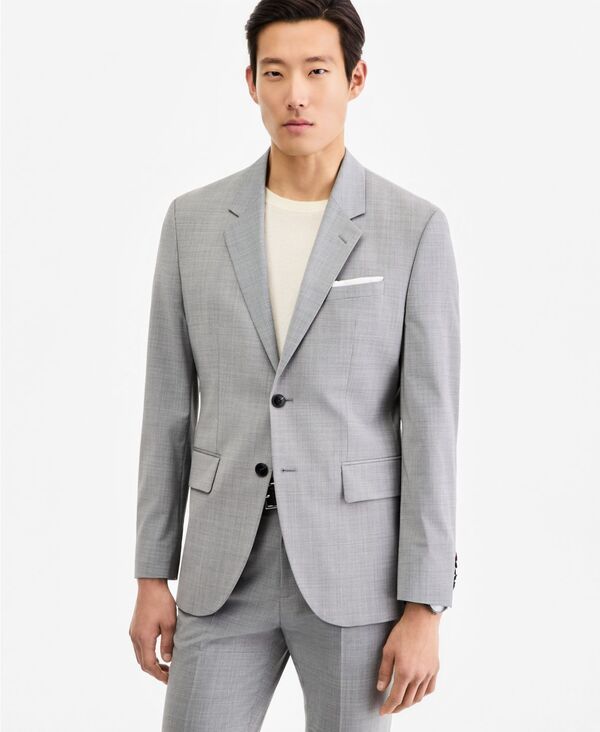 【送料無料】 ヒューゴボス メンズ ジャケット・ブルゾン アウター Mens ModernFit Dark Gray Suit Separates Jacket Dark Grey