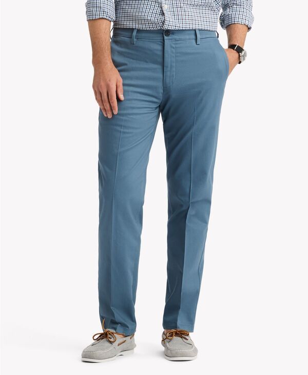 【送料無料】 ドッカーズ メンズ カジュアルパンツ ボトムス Mens Signature Khaki StraightFit Iron Free Pants Blue