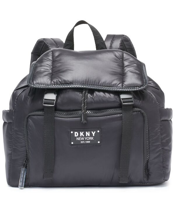 【送料無料】 ダナ キャラン ニューヨーク レディース バックパック・リュックサック バッグ Underground Draw String Backpack Black