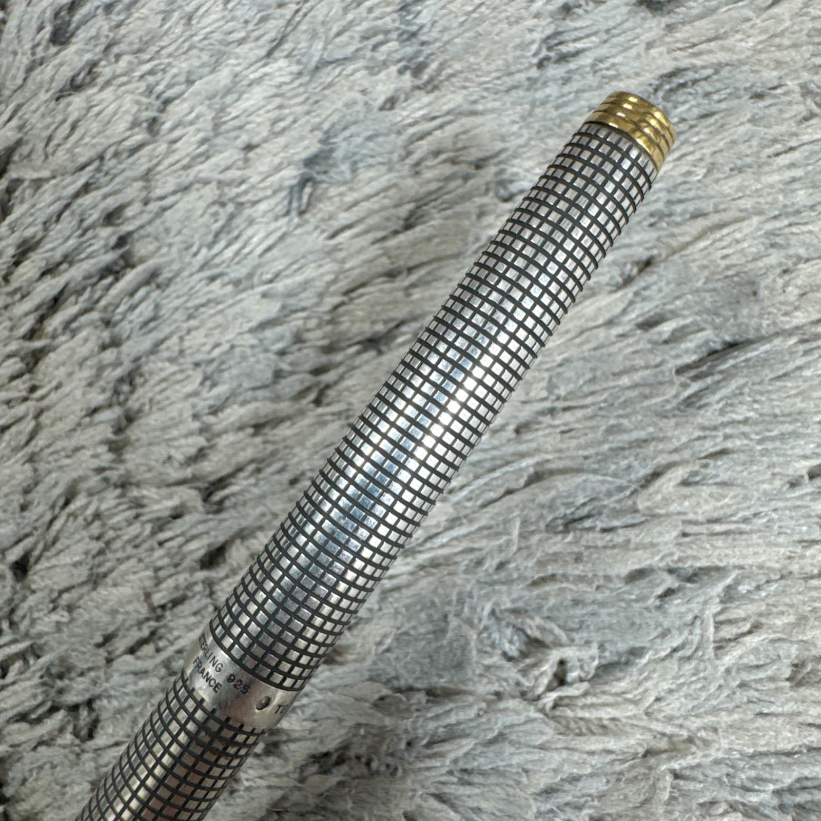 PARKER パーカー STERLING 925 シルバー製 シャープペンシル 格子 