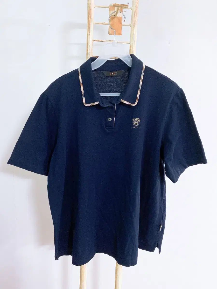 モンヴィンテージ（77 88）DAKS レディース CHECK LINE KARA 半袖Tシャツ