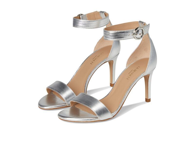 エルケーベネット レディース シューズ ヒール サンダル LK Bennett Ivy Single Strap Sandalsilver シルバー