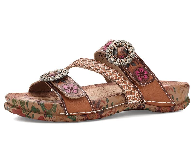 スプリングステップ レディース シューズ サンダル Lartiste By Spring Step Ontheroad Camel Multi キャメル