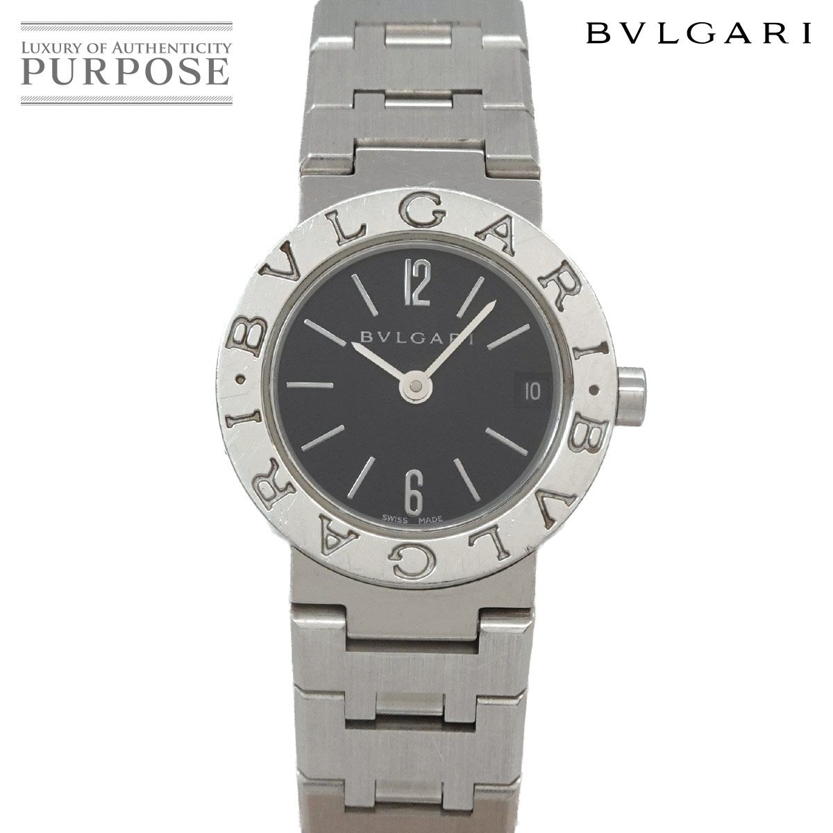 ブルガリ BVLGARI ブルガリブルガリ BB23SS レディース 腕時計 デイト ブラック クォーツ ウォッチ BVLGARIBVLGARI 90323778