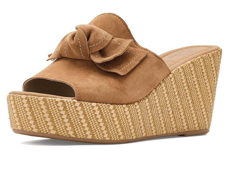 スプリングステップ レディース シューズ ヒール Spring Step EllynWoven Tan Suede タン