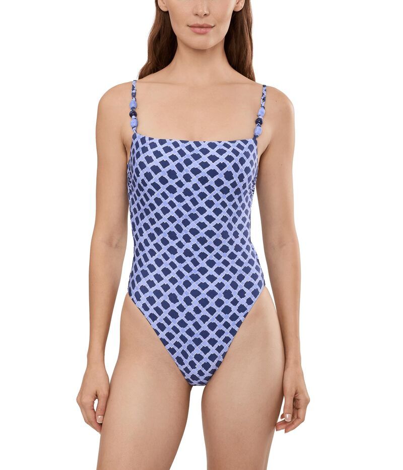 シーフォリー レディース 水着 上下セット Seafolly Marseille Square Neck OnePiece Blue Indigo インディゴ