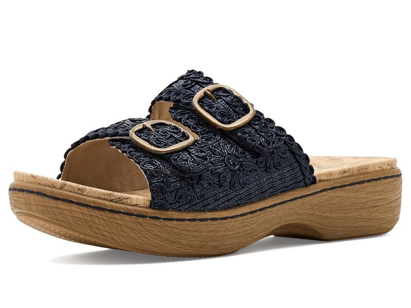 アレグリア レディース シューズ サンダル Alegria Oona Fancy Navy ネイビー