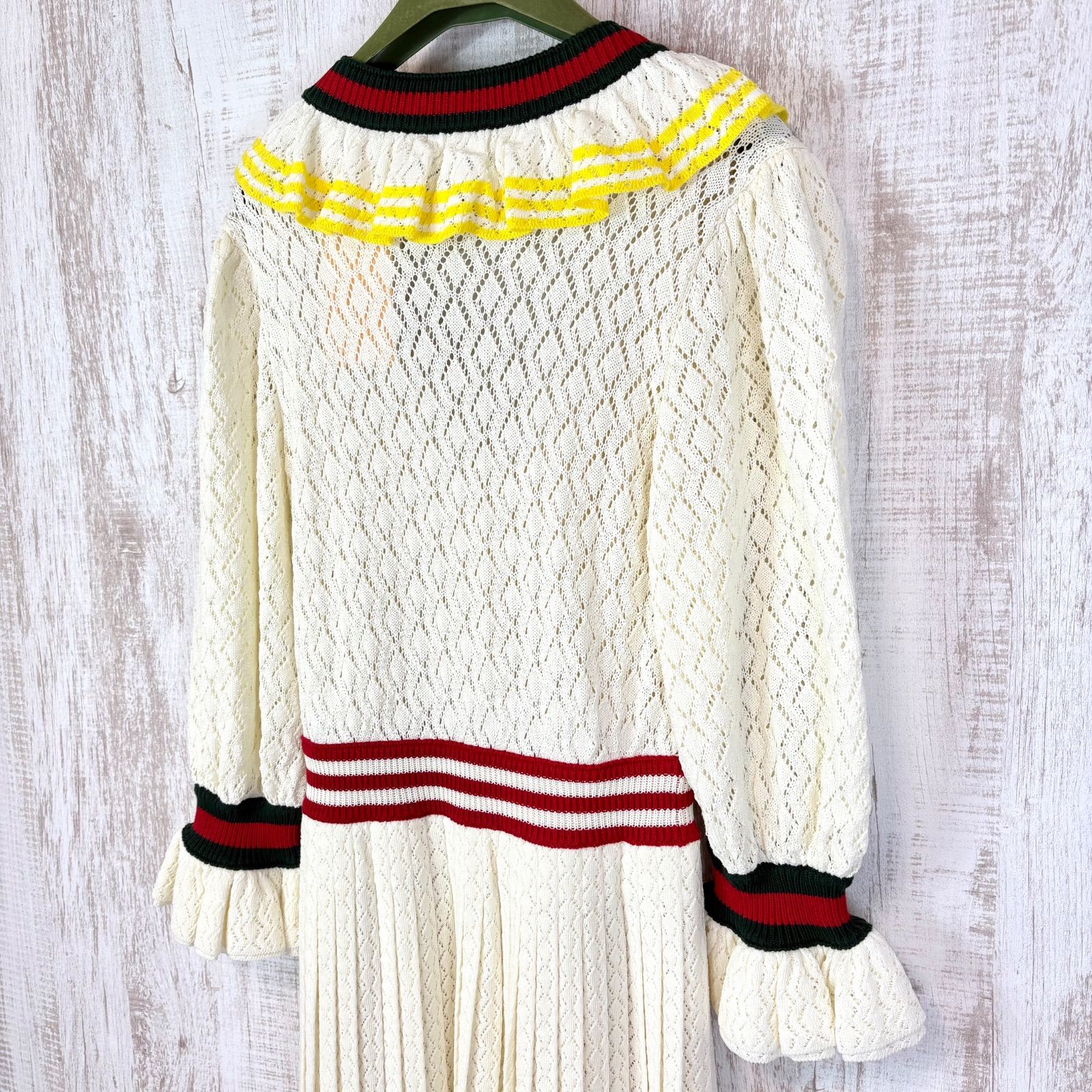 新品未使用 美品 GUCCI × adidas グッチ アディダス コラボ フリル