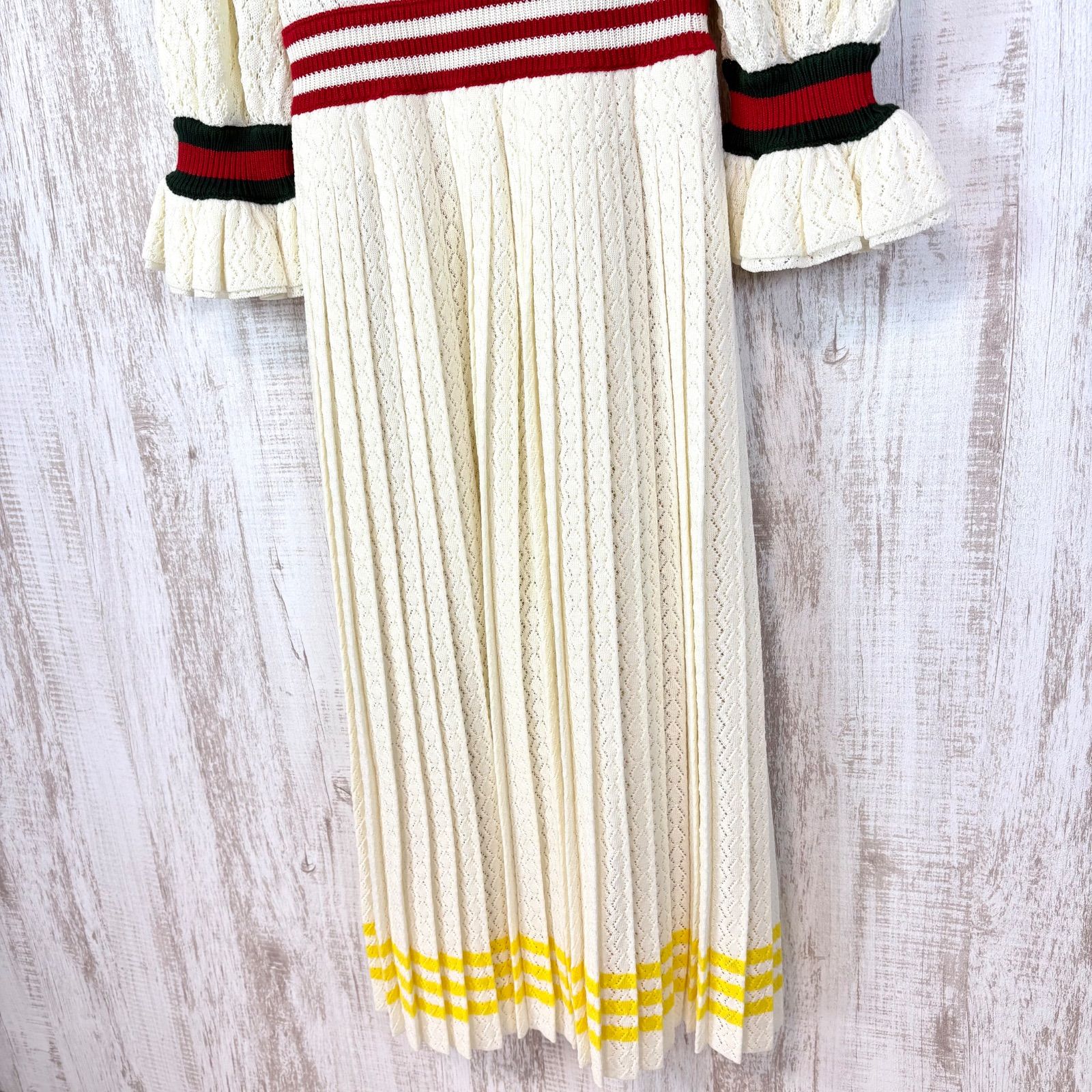 新品未使用 美品 GUCCI × adidas グッチ アディダス コラボ フリル