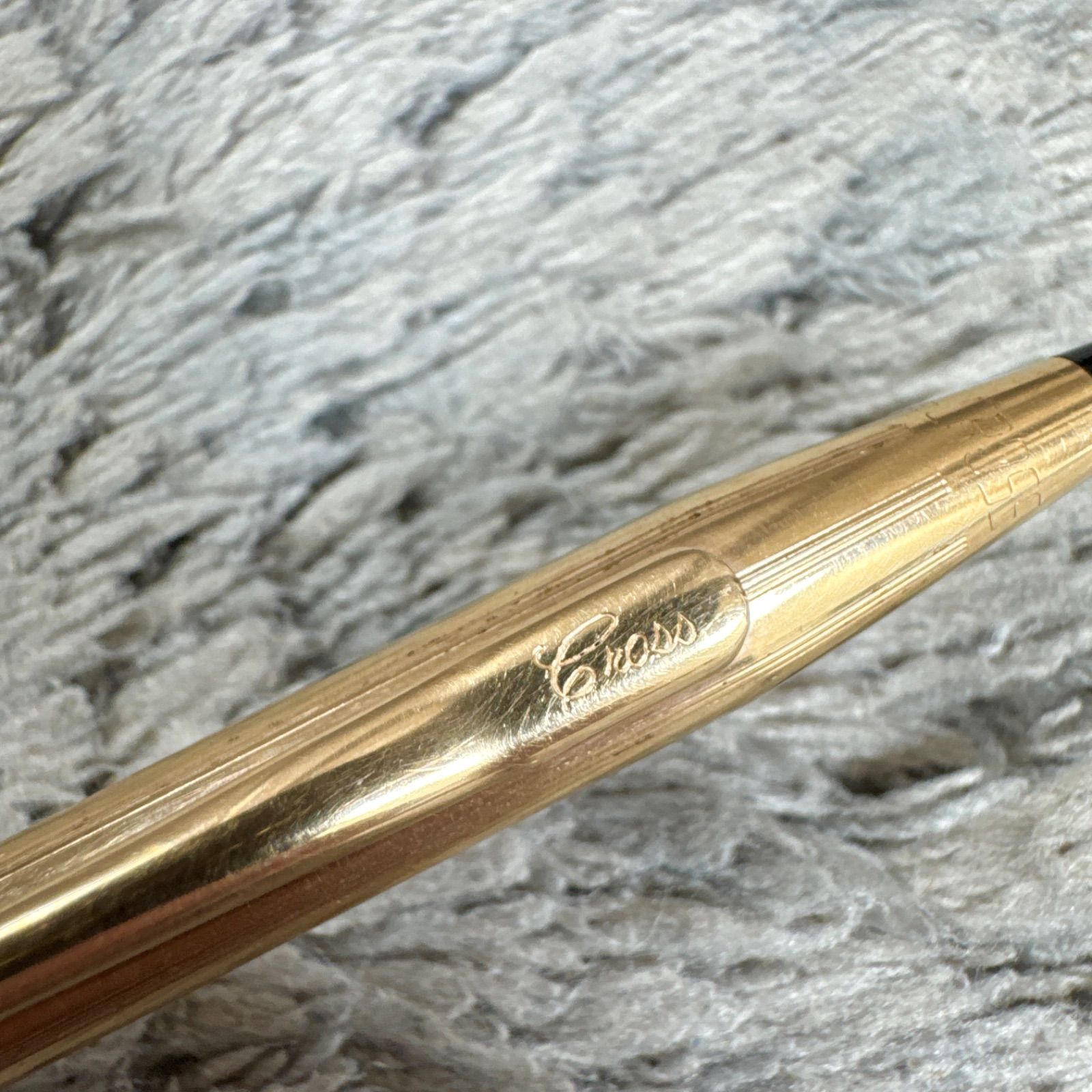 CROSS クロス 14KT ツイスト式 ボールペン ゴールド - メルカリ