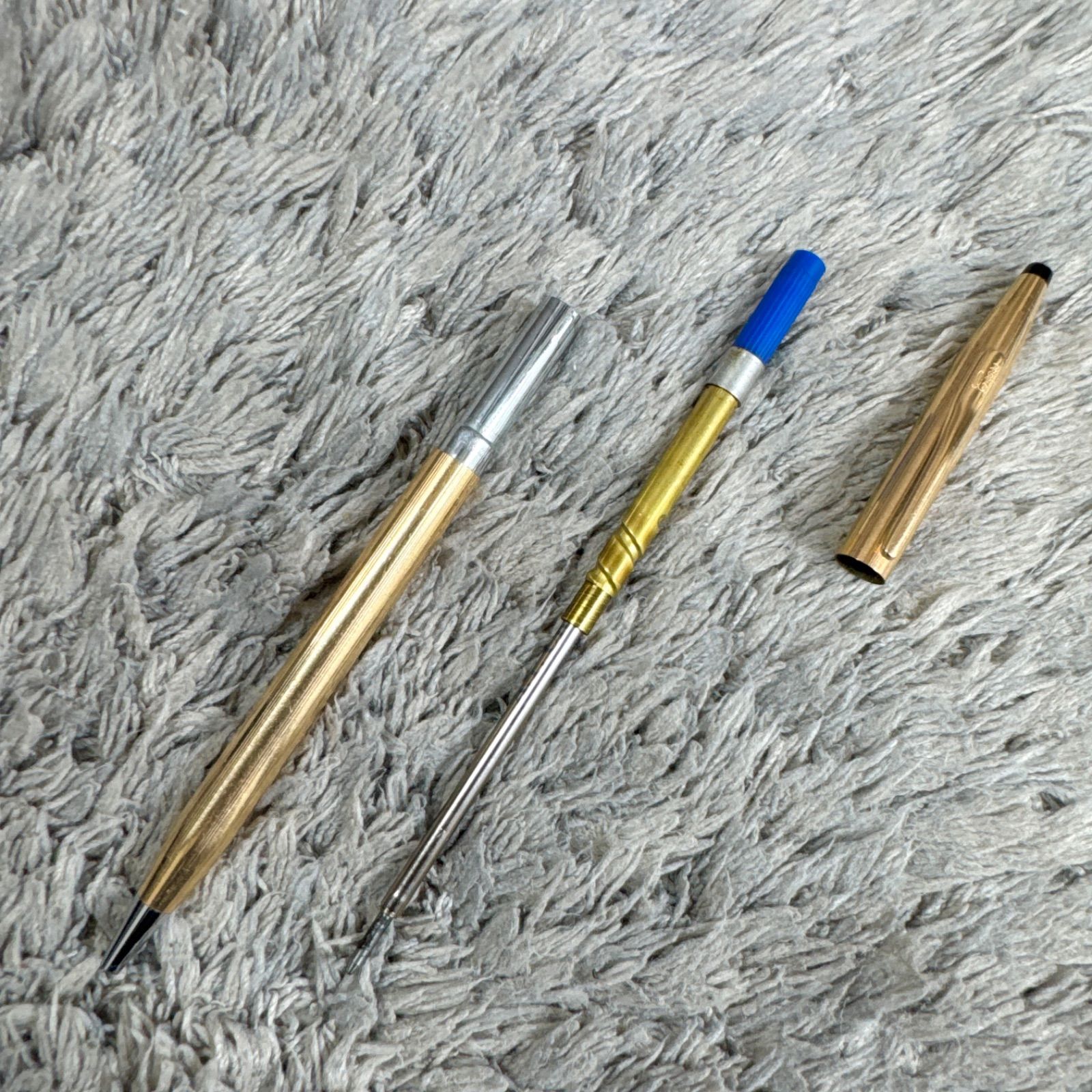 CROSS クロス 14KT ツイスト式 ボールペン ゴールド - メルカリ
