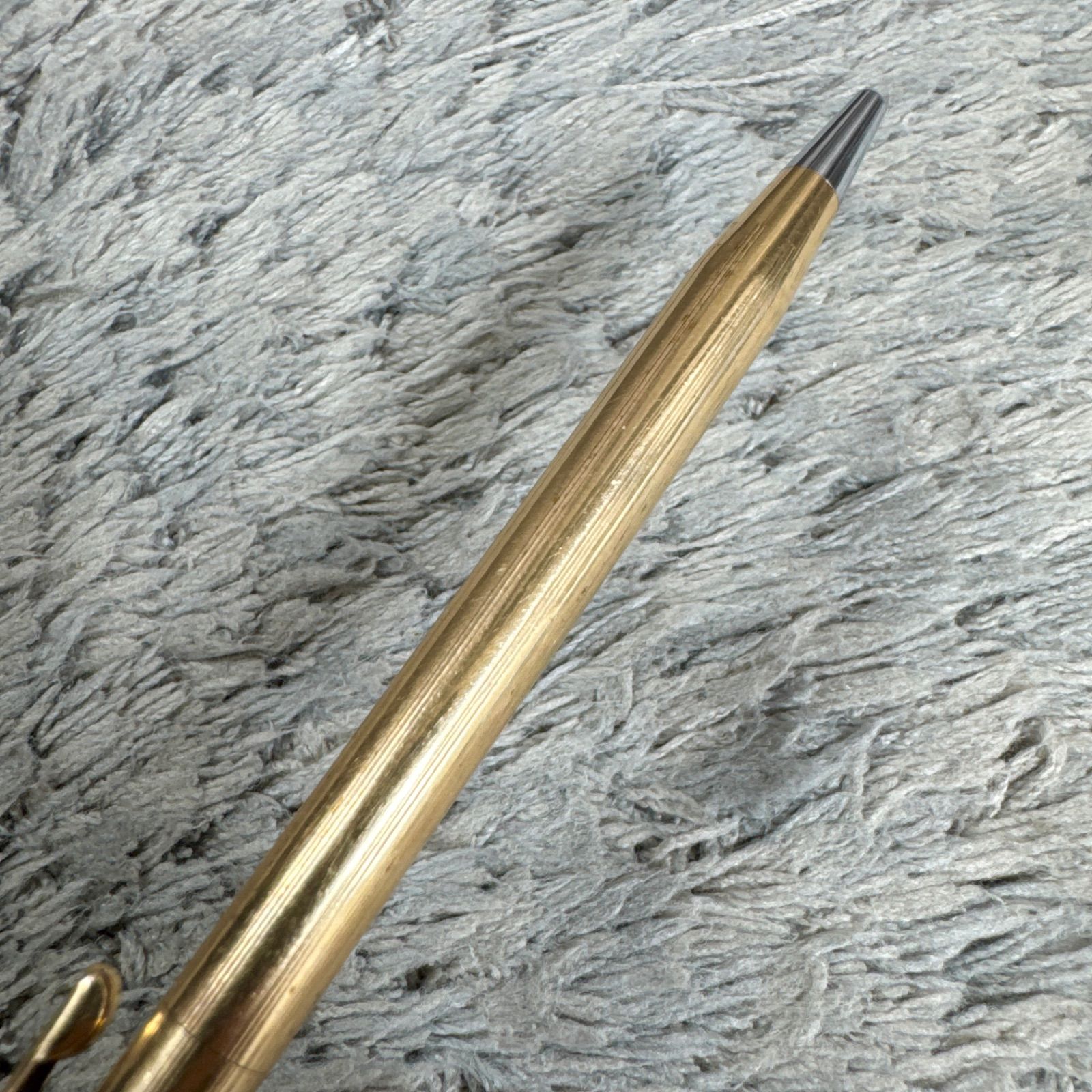 CROSS クロス 14KT ツイスト式 ボールペン ゴールド - メルカリ