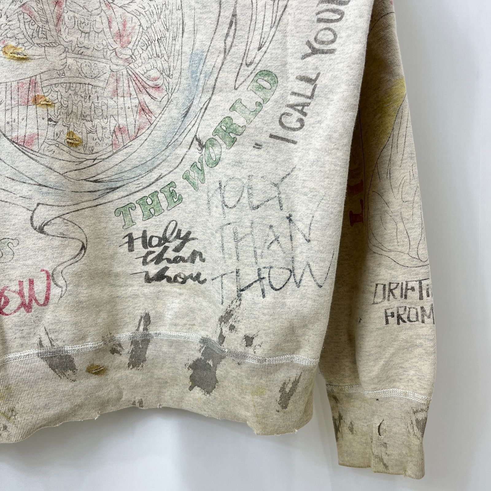 SAINT MICHAEL セント マイケル SM7 HOODIE 20AW パーカー M コットン