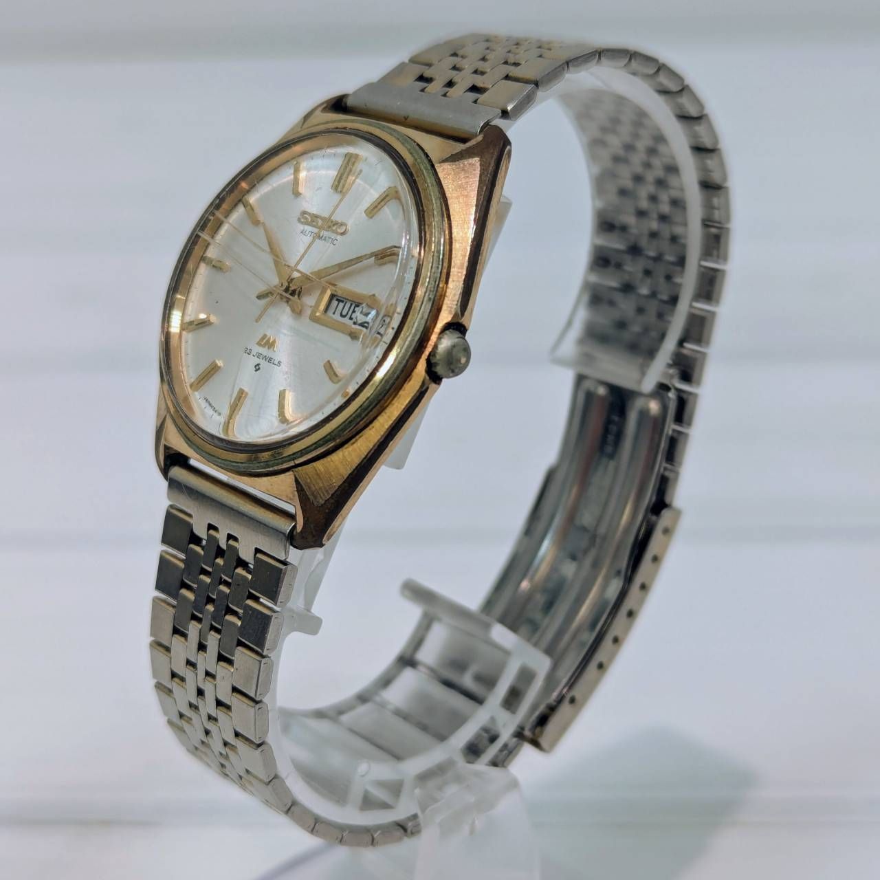 塩】鉄道物 国鉄 効績章表彰記念 SEIKO セイコー LM ロードマチック 金 