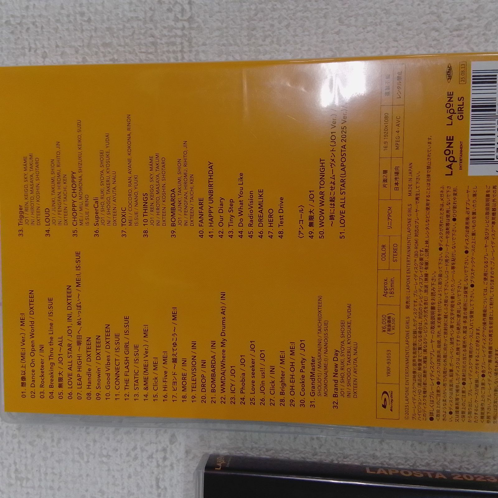 ☆LAPOSTA 2023（DVD）＆2025（Blu-ray）2点セット《HV18L》51752