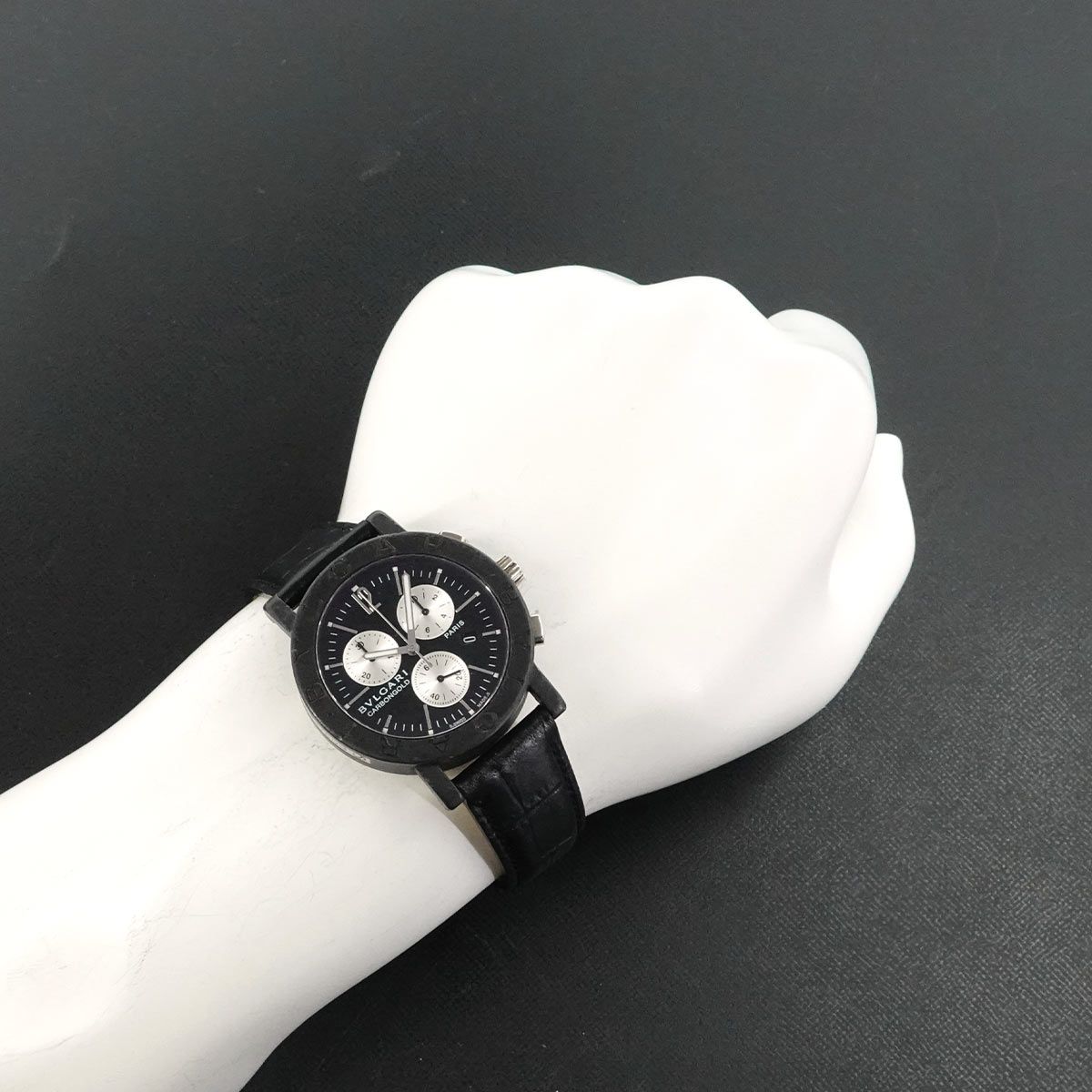 ブルガリ BVLGARI ブルガリブルガリ クロノグラフ BB38CLCH メンズ 
