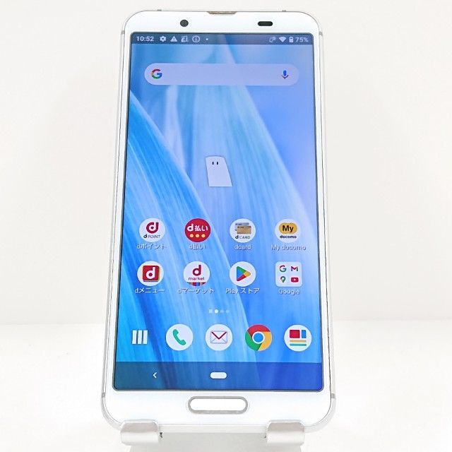 AQUOS sense3 SH-02M ドコモ シルバーホワイト 送料無料 本体 c19812