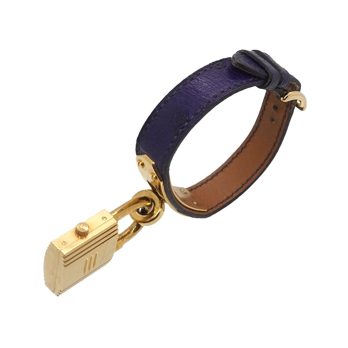 エルメス HERMES ケリーウォッチ レディース 腕時計 ゴールド ブルー クォーツ ウォッチ カデナ Kelly Watch 90324904